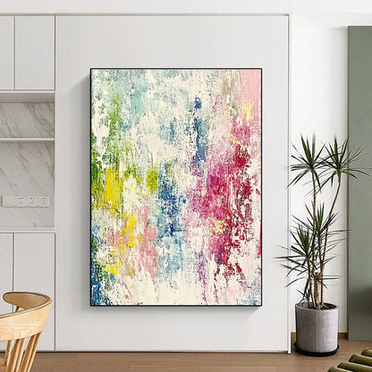 Colorful Textured Abstract for Bohemian - Style Living Room & Creative Café STSC581