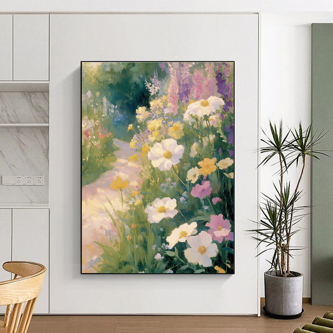 Soft Floral Pathway for Romantic Bedroom & Garden - Themed Tea Room STSC1227