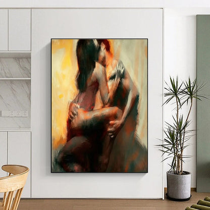 Stupendous Custom - Made Abstract Canvas for Office & Cottage DLZ2333