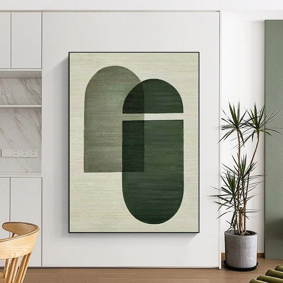 Geometric Shapes Art for Contemporary Gallery & Design - Oriented Workplace DLZ1435