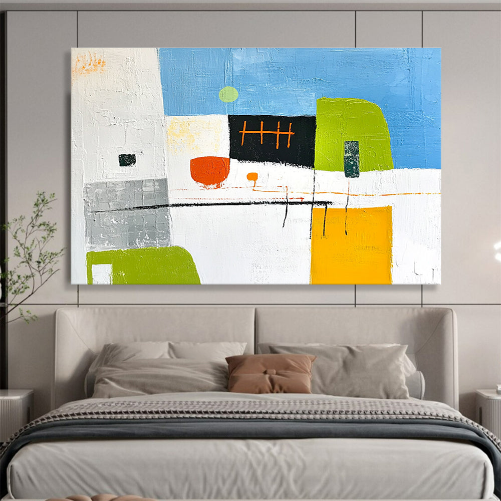 Color Block Abstract Art for Creative Startup Office & Art - Focused Daycare SC099