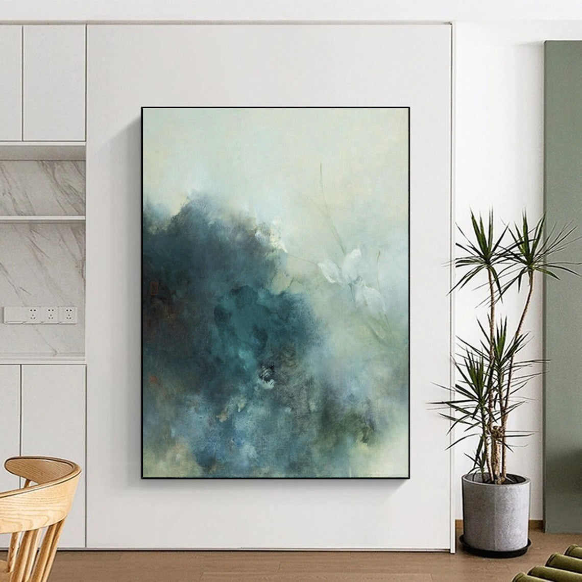 Soft - Hued Floral Mist for Shabby - Chic Boudoir & Feminine Art Gallery DLZ0955