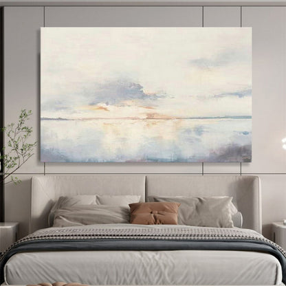 Light - Color Lake - View Abstract Art for Serene Bedroom Nook DLZ2799