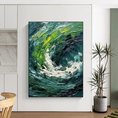 Abstract Swirl Art for Modern Art Gallery & Coastal Spa Retreat DLZ1412