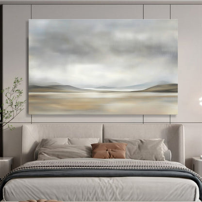 Gray Tonal Landscape Art for Modern Gallery & Serene Waiting Room SC073