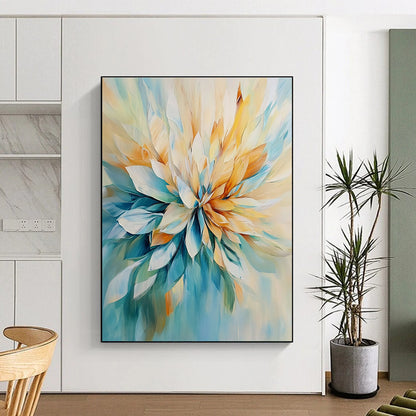 3D Abstract Flower for Modern Home Entrance & Art Gallery Foyer STSC435