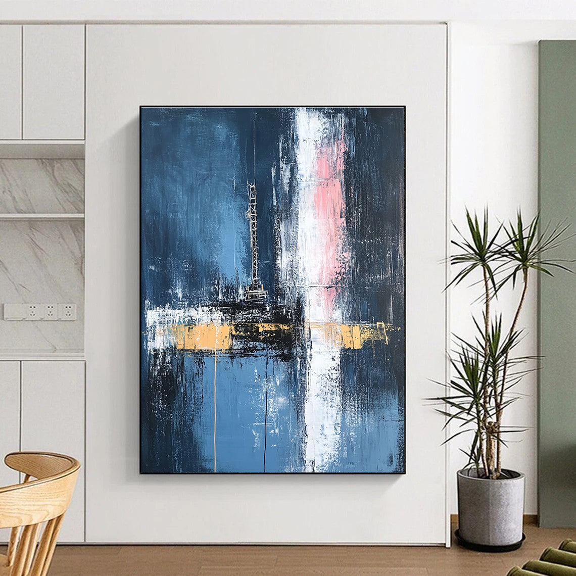 Abstract Industrial Structure for Industrial - Themed Home & Creative Office STSC656
