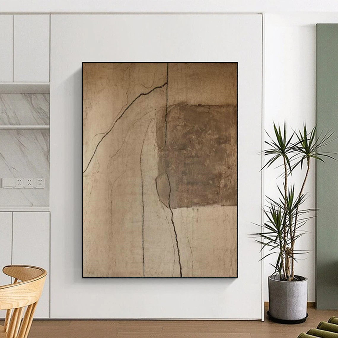 Abstract Line Composition Art for Contemporary Office & Art - Lovers’ Library DLZ2361