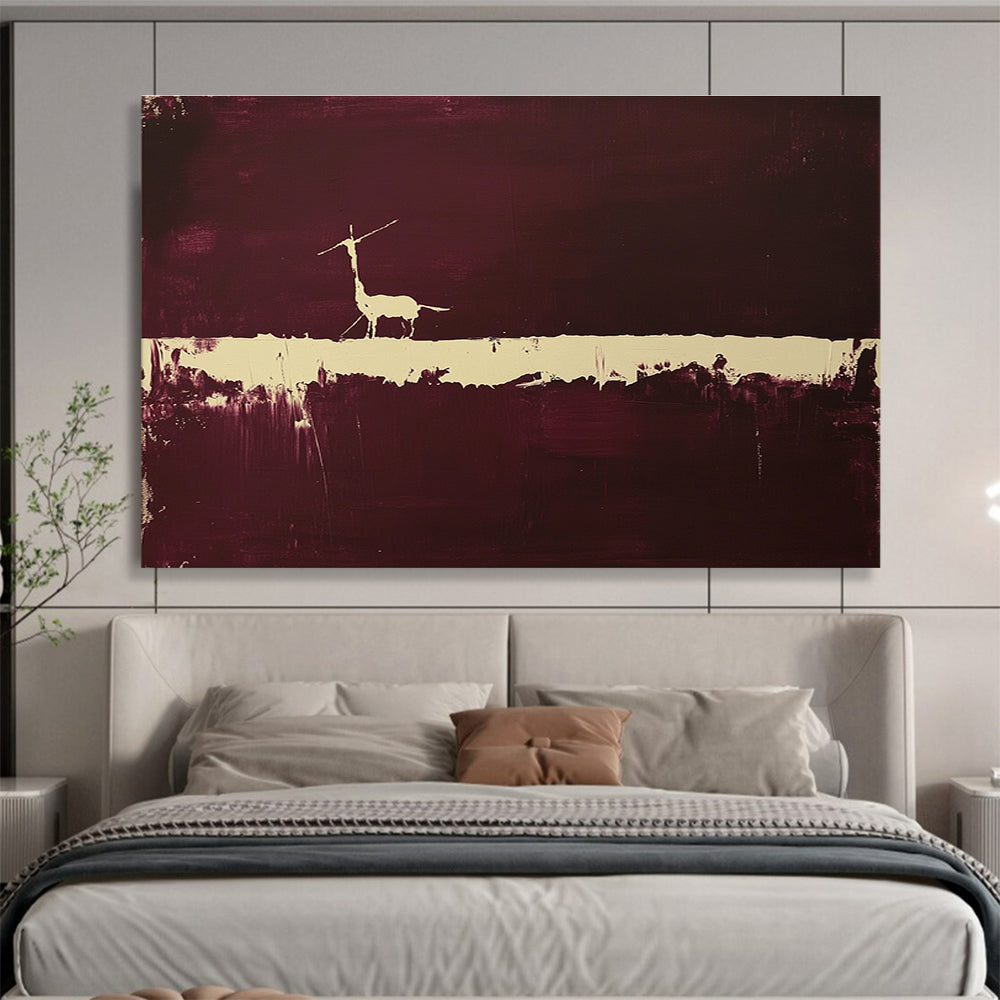Minimalist Animal Silhouette Art for Rustic Cabin & Whimsical Children’s Room SC094