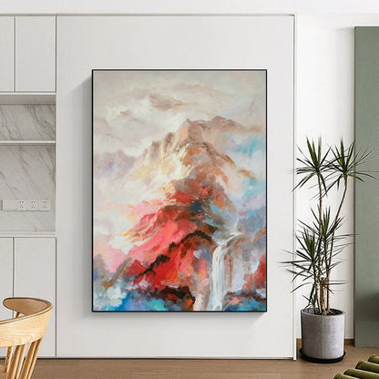 Color - Ink Landscape Abstract Art for Zen - Style Teahouse & Art - Loving Home Study DLZ1355