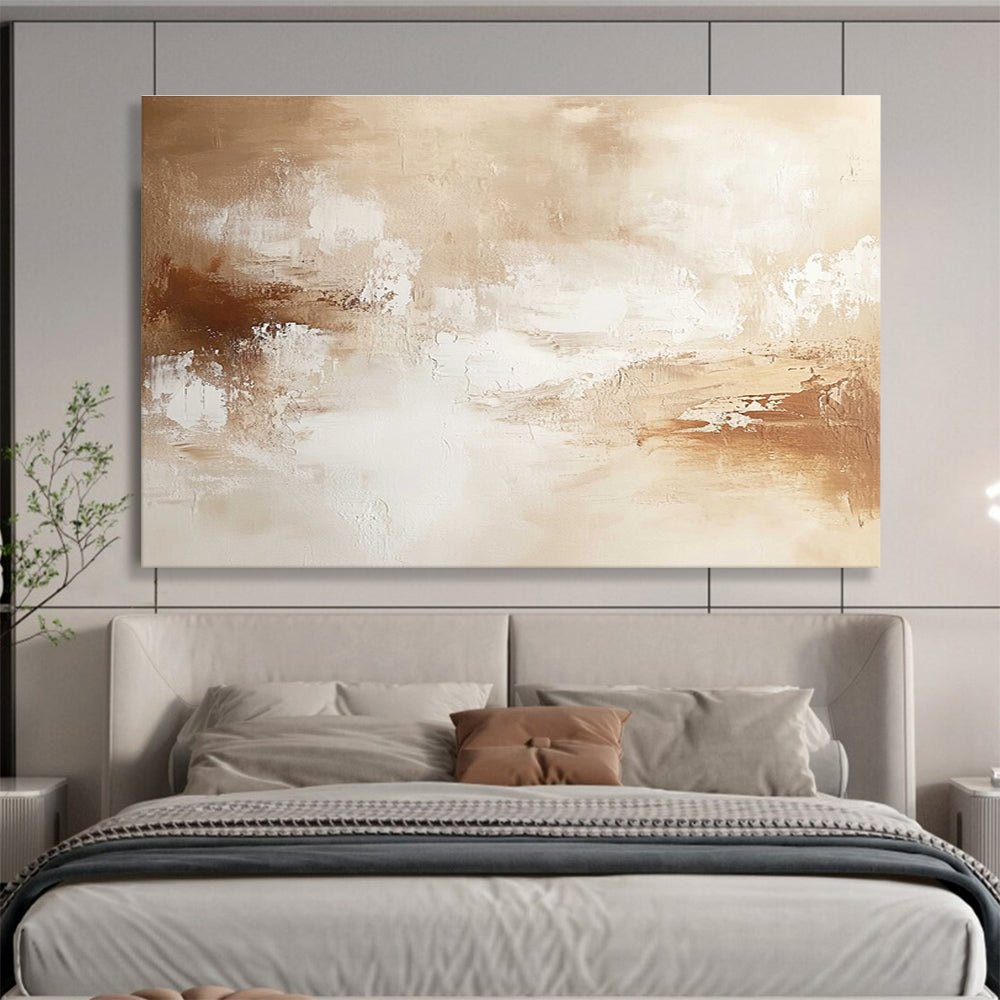 Warm - Toned Abstract Art for Cozy Living Room & Luxury Hotel Suite SC010