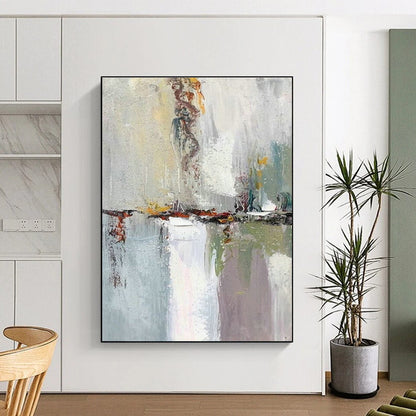 Water - Reflecting Abstract Art for Lakeside Cottage & Seafood Restaurant DLZ0611