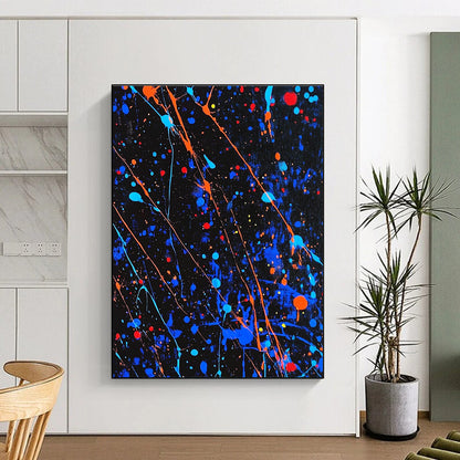 Colorful Splatter Art for Creative Studio & Vibrant Teen Bedroom STSC1406