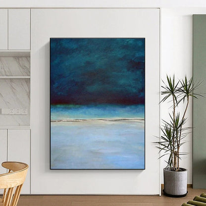 Minimalist Sea Horizon for Japandi - Style Beach House & Zen Meditation Nook DLZ0945