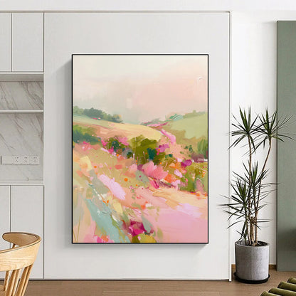 Pastoral Landscape Oil Painting for Countryside B&B & Flower Shop DLZ0652