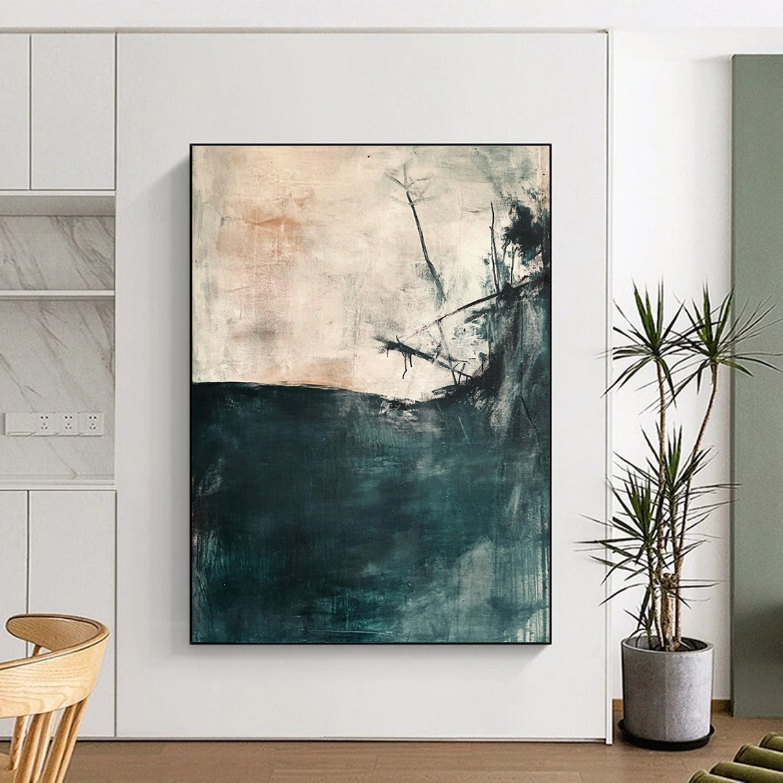 Monochromatic Landscape for Modern Art Gallery & Minimalist Study STSC276