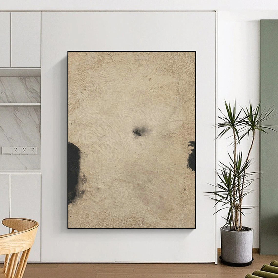 Subtle Abstract Texture Art for Minimalist Living Room & Art - Curator’s Office DLZ1428