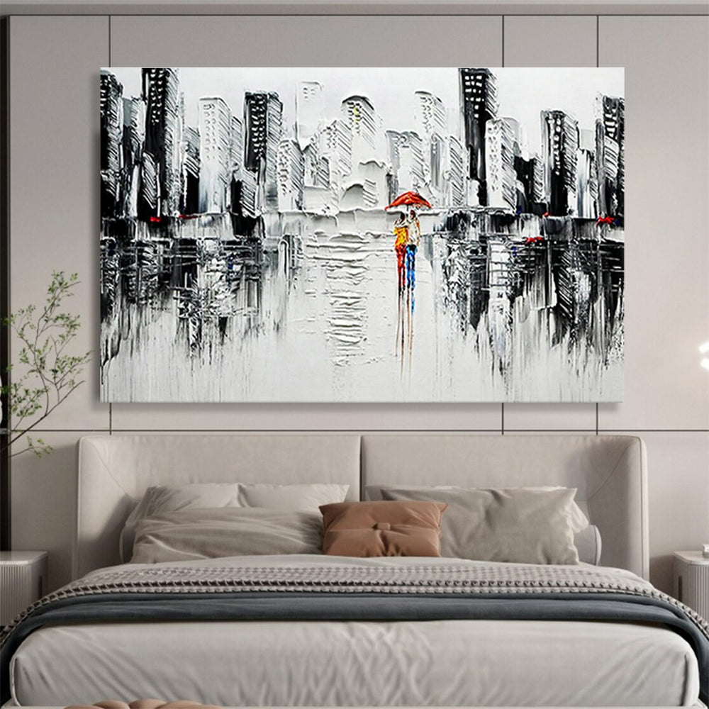 Cityscape Lover’s Art for Modern Loft Apartment Balcony Nooks DLZ3279