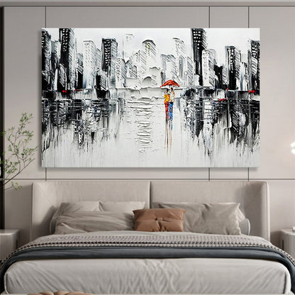 Cityscape Lover’s Art for Modern Loft Apartment Balcony Nooks DLZ3279