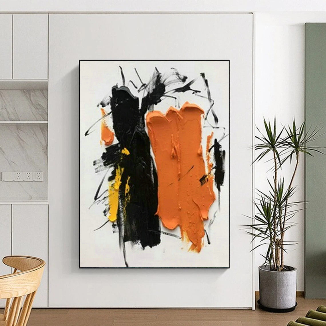 Bold Color Block Abstract Art for Contemporary Gallery & Art - Inspired Workplace DLZ1448