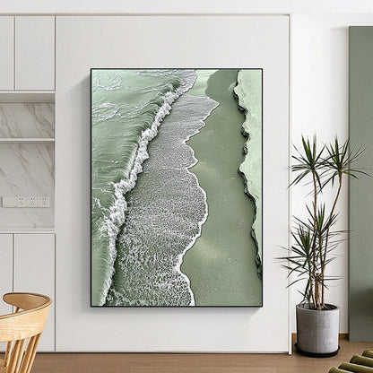 Aerial View of Green Waves for Nature - Inspired Home & Eco - Friendly Boutique STSC533