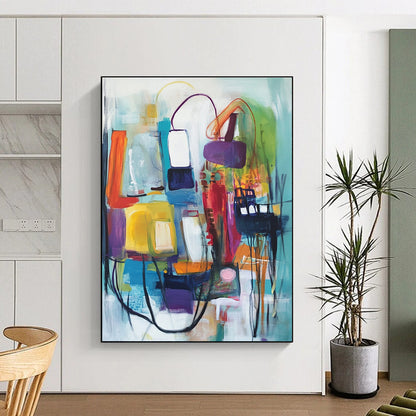 Colorful Abstract Composition for Design Studio & Trendy Boutique STSC823