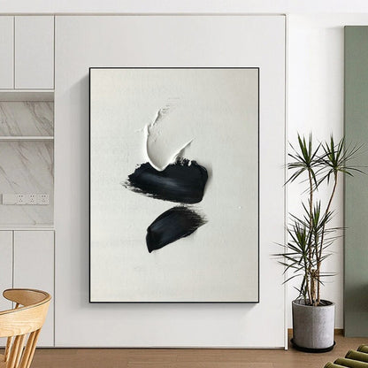 Black - White Abstract Form Art for Artistic Boutique & Creative Agency DLZ2366