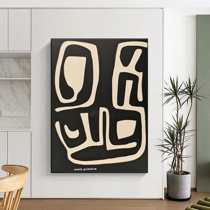 Primitive Abstract Shapes for Tribal - Inspired Decor & Art Gallery Corner STSC1211