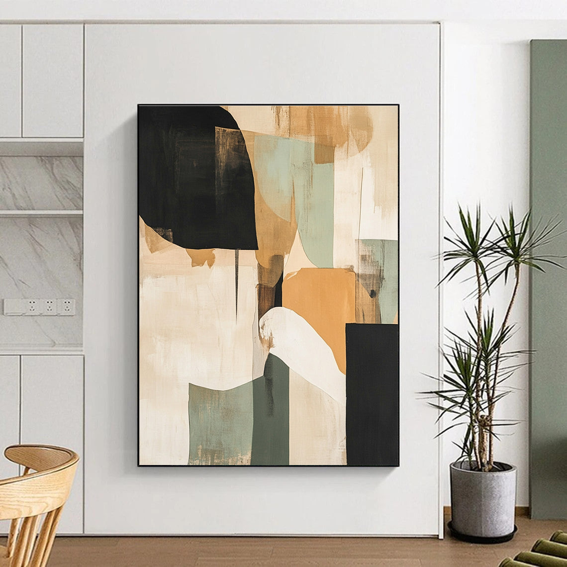 Modern Geometric Abstract Art for Office & Minimalist Home STSC737
