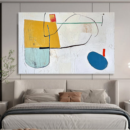 Geometric Abstract Shapes Art for Modern Nursery & Creative Office Space SC298