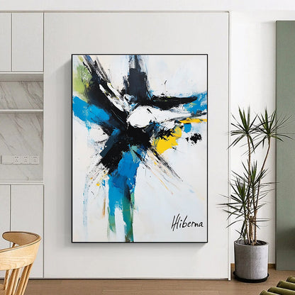 Colorful Abstract "Hiberna" Art for Creative Studio & Art Gallery STSC1097