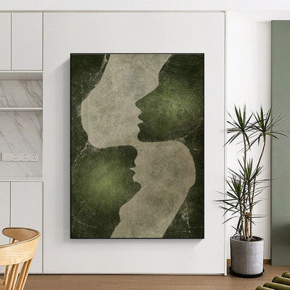 Abstract Faces Art for Contemporary Living Room & Art - Lovers’ Den DLZ1375