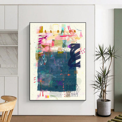 Colorful Collage Art for Creative Agency Meeting Rooms DLZ0096