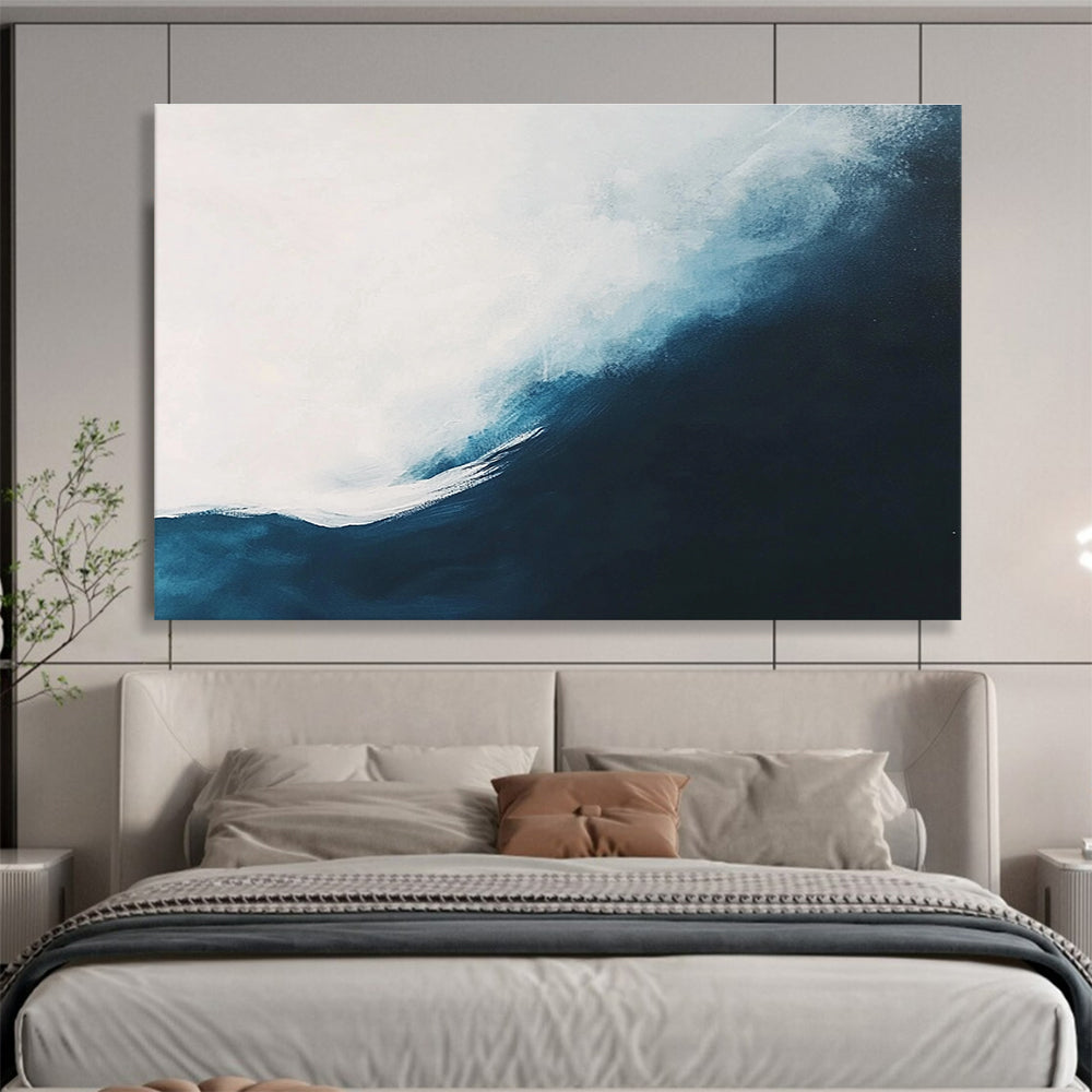 Dynamic Sea Wave Art for Nautical - Themed Bar & Surfer’s Loft SC162