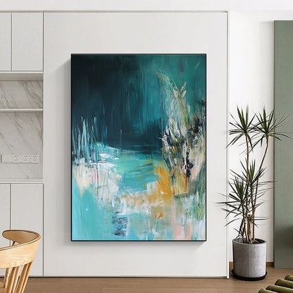 Abstract Marshland for Nature - Lover’s Library & Rustic Cabin STSC275