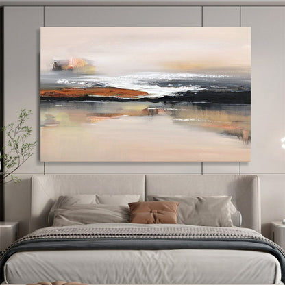 Minimalist Coastal Art for Beach House Bedroom Accent Walls DLZ3298