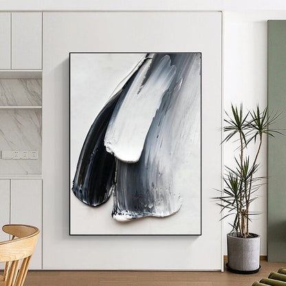Gray - White Textured Form Art for Creative Agency & Artistic Boutique DLZ2376