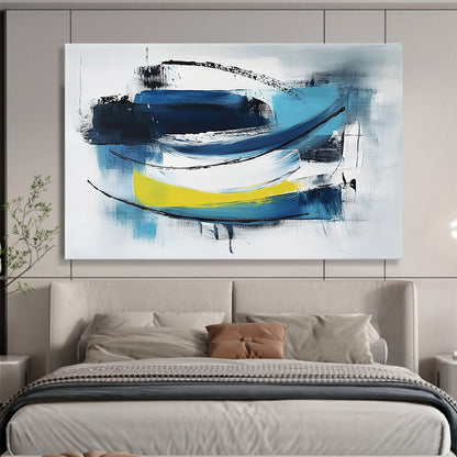 Abstract Boats in Color Art for Beach House & Art - Loving Marina SC033