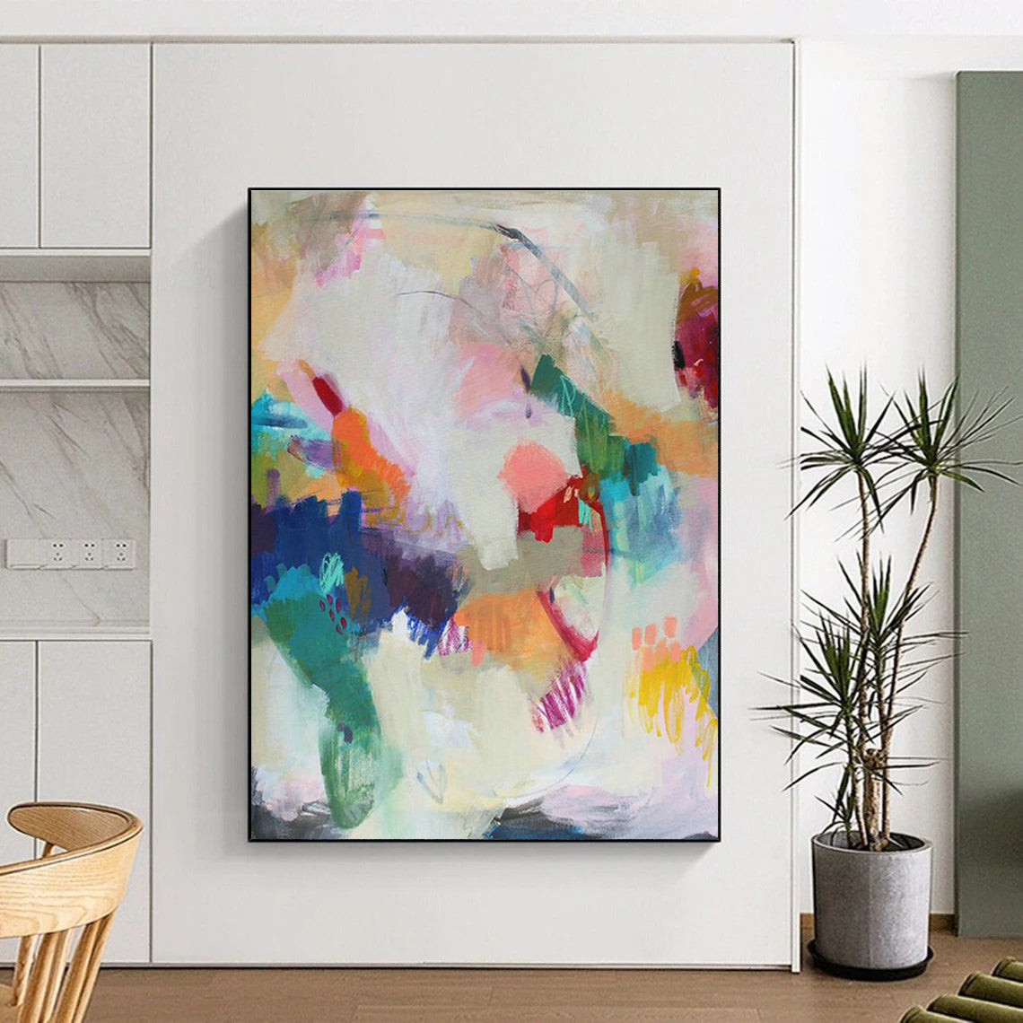 Colorful Abstract Art for Creative Agency Meeting Rooms DLZ0149