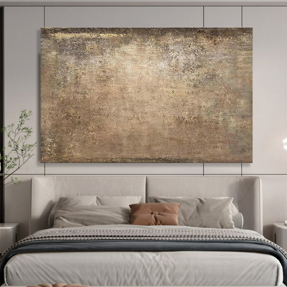 Brown - Tan Textured Abstract for Industrial - Style Café DLZ2983