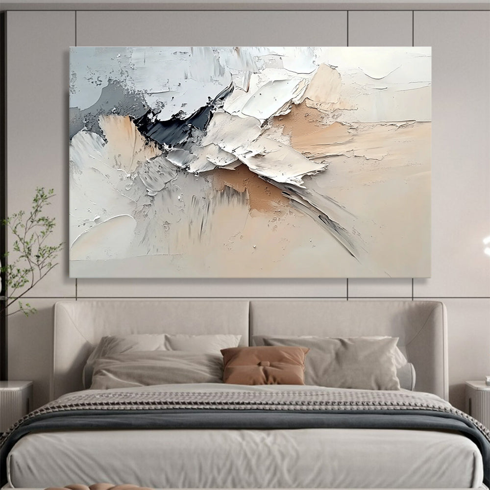 3D White Abstract Art for Modern Art Museum & Minimalist Corporate Office SC135