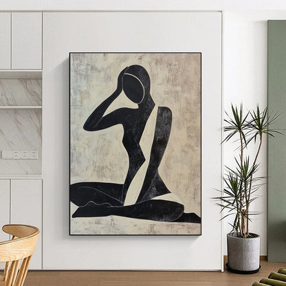 Minimalist Figurative Art for Zen Space & Contemporary Gallery STSC012