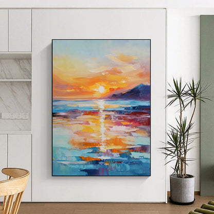 Sea Sunset 2 for Romantic Bedroom & Ocean - Themed Art Studio STSC894