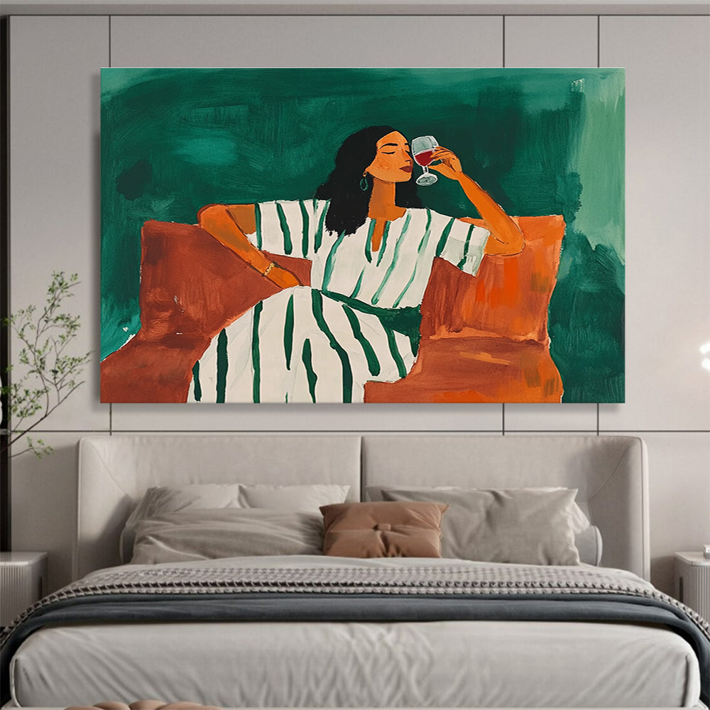 Stylish Figurative Art for Dining Room & Boutique Hotel Bar SC585