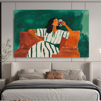 Stylish Figurative Art for Dining Room & Boutique Hotel Bar SC585