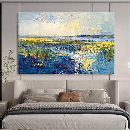 Colorful Marshland Art for Ecotourism Hotel & Vibrant Living Room SC072