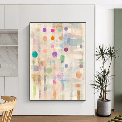 Pastel Dots & Stripes Art for Nursery & Café STSC722
