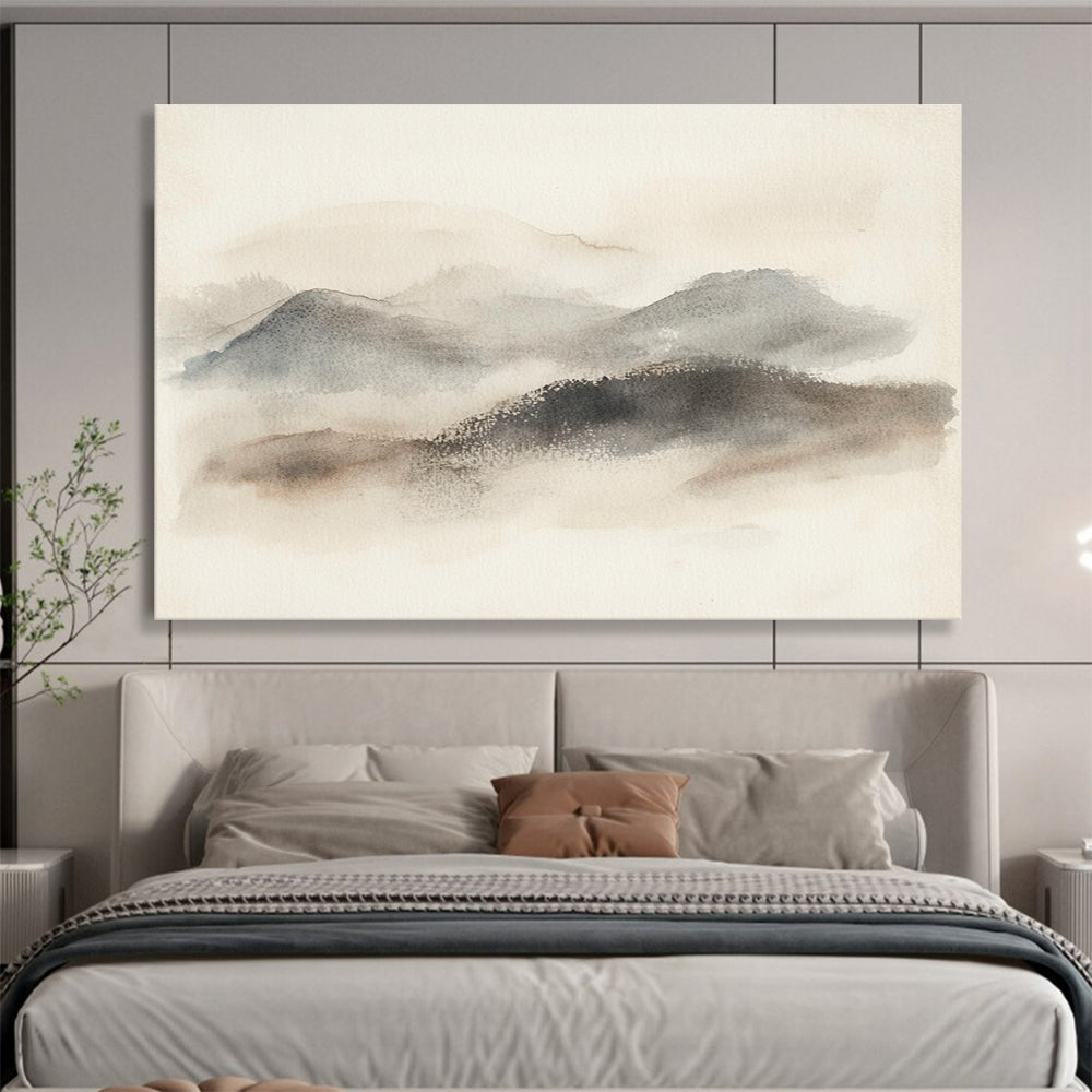 Traditional Ink Wash Art: Enrich Asian - Inspired Home & Zen Space SC549