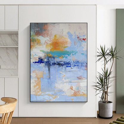 Multicolor Abstract Art for Living Room & Office DLZ0337