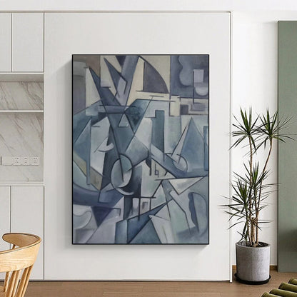 Cubist Abstract Art for Modern Office & Gallery Space DLZ0590